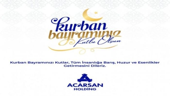 Acarsan Kurban Bayramı mesajı